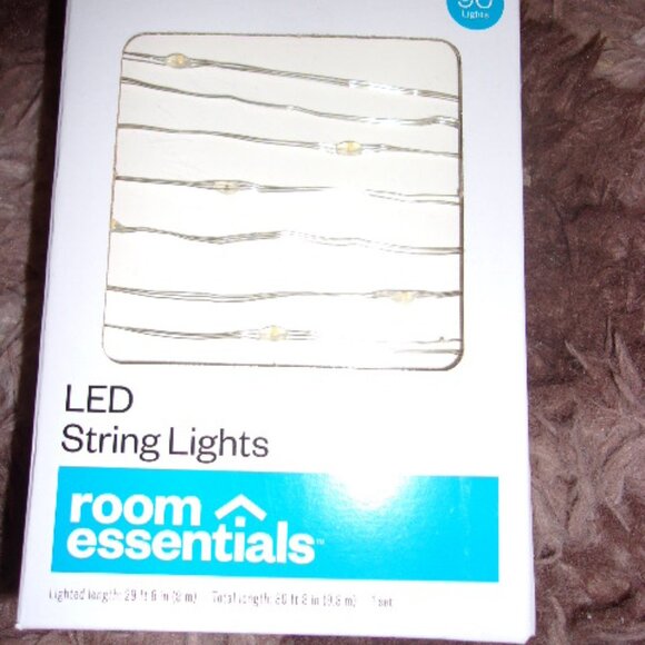90ct LED Fairy Lights - Room Essentials New - Picture 2 of 3